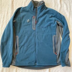 Eddie Bauer First Ascent Men's Blue Fleece Jacket